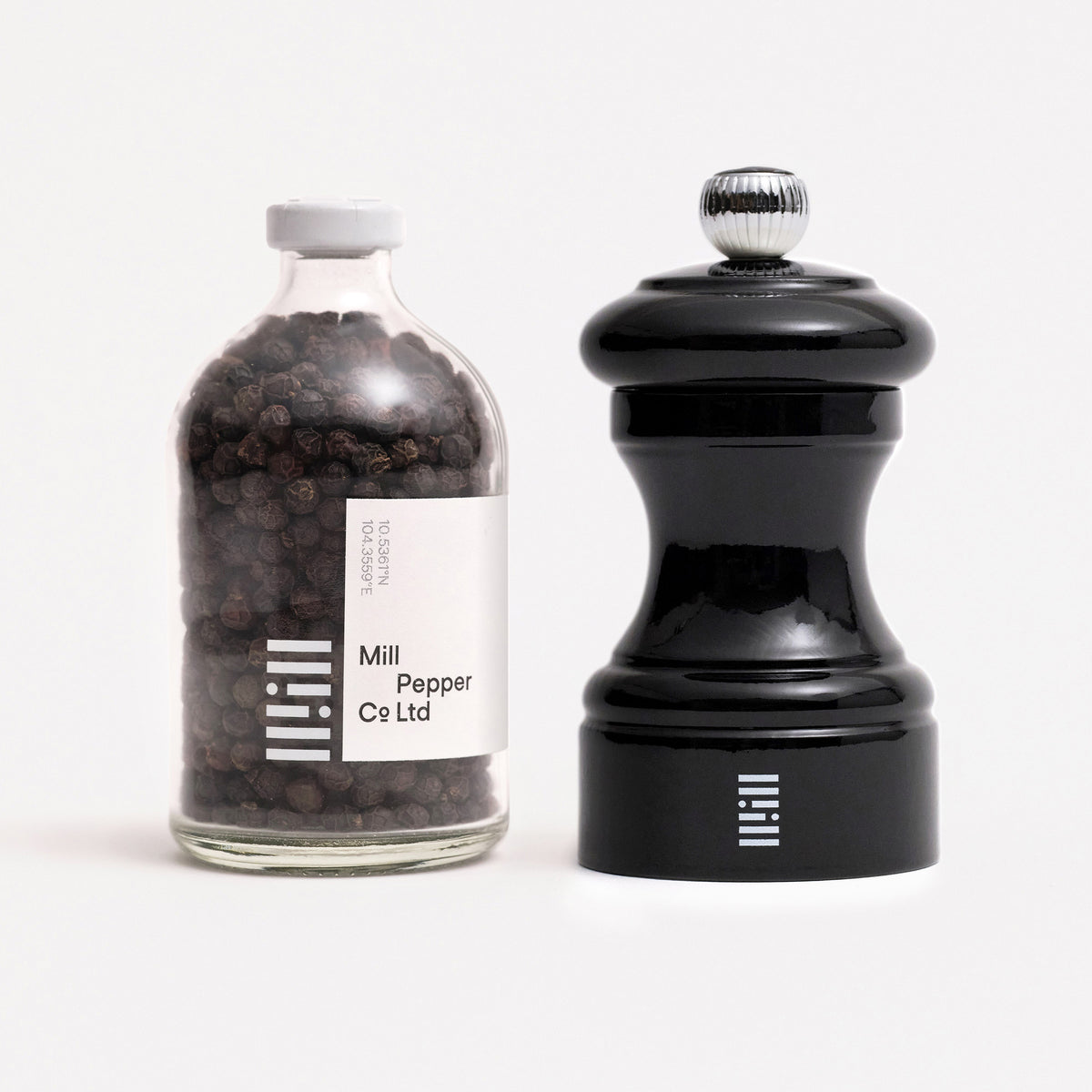 Black Pepper + Peugeot Mill Set