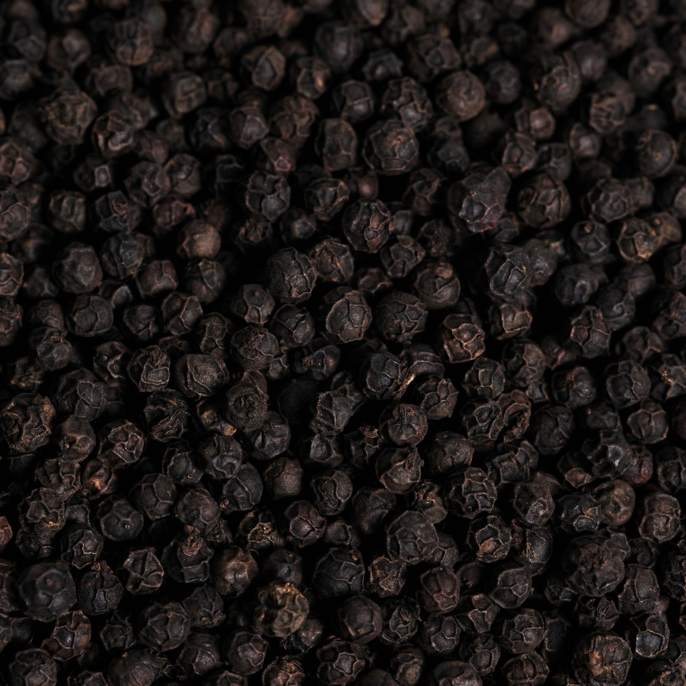 Macro shot of Kampot Black Pepper